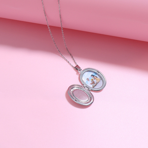 สร้อยคอล็อ<span class=keywords><strong>ก</strong></span>เก็ตโลหะอัลลอยรูปวงรีแบบปรับแต่งได้พร้อม<span class=keywords><strong>ก</strong></span>รอบเปล่า<span class=keywords><strong>ก</strong></span>ล่องของขวัญการออ<span class=keywords><strong>ก</strong></span>แบบที่ทันสมัย - Product Image 6