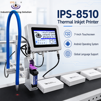 Impresora de Inyección de Tinta Térmica IPS-8510 de 12.7mm, Codificadora TIJ en Línea para Línea de Producción