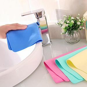 Chiffon de nettoyage en microfibre, éponge de cuisine, <span class=keywords><strong>tissu</strong></span> chamois, PVA, serviette magique, serviette de cuisine douce et humide, articles de nettoyage ménager - Product Image 1