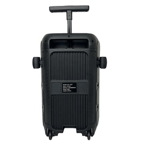 ลำโพงคาราโอเกะแบบล้อลากสำหรับใช้งานกลางแจ้ง ขนาด 12 นิ้ว 40 วัตต์ พร้อมไมโครโฟนและเอคโค่ สำหรับโทรศัพท์มือถือ ใช้ในบ้าน งานปาร์ตี้ ราคาโรงงาน ชาร์จไฟได้ รองรับไฟ RGB - Product Image 4