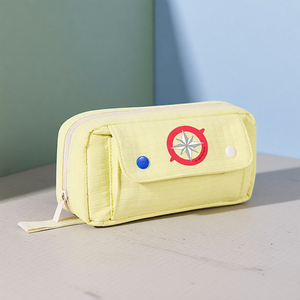 Wholesale Large Capacity Cute Multi Layer Minimalist Pencil Box Stationery Bag for Students - Product Image 5