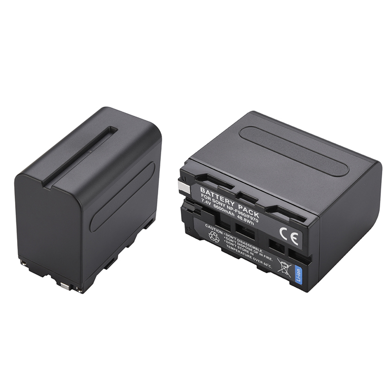 K&F CONCEPT NP-F970 (2 pezzi) batterie da 6600mAh e kit di caricabatterie LED compatibile con Sony NP-F550 F570 F750 F770 F930 F950 F960 F970 per luci LED ad alta potenza/Monitor/Camera Slider K&F CONCEPT NP-F970 (2 pezzi) batterie da 6600mAh e kit di caricabatterie LED compatibile con Sony NP-F550 F570 F750 F770 F930 F950 F960 F970 per luci LED ad alta potenza/Monitor/Camera Slider