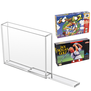 Estuche <span class=keywords><strong>de</strong></span> Protección Acrílico Transparente para Exhibición y Almacenamiento <span class=keywords><strong>de</strong></span> <span class=keywords><strong>Juegos</strong></span> <span class=keywords><strong>de</strong></span> <span class=keywords><strong>64</strong></span> y SNES - Product Image 2