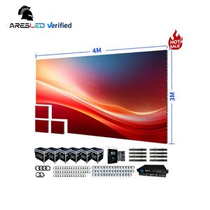 จอแสดงผล LED ระบบครบชุด 4m X รุ่น P2 P3 P2.6 P2.9 P3.91 ขนาด 500 มม. x 500 มม. สำหรับฉากหลังในร่มและกลางแจ้ง วิดีโอวอลล์ P3.91 จอแสดงผล LED S - Product Image 1