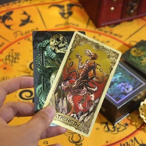 Baraja de <span class=keywords><strong>tarot</strong></span> completa de los mitos de Cthulhu, 78 cartas con guía, juego de adivinación de fantasía oscura - Product Image 2