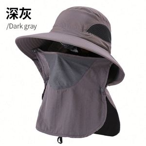 Sombreros de Pesca de Malla Transpirables e Impermeables para Hombre, Estilo Safari Boonie, Protección Solar, Venta al por Mayor - Product Image 5