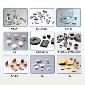 Aimant en néodyme Super Strong N52 Disque à revêtement en nickel Fabricant d'aimants en néodyme