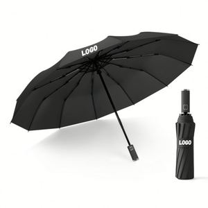 Parapluie personnalisé avec logo pour homme, protection UV, mini parapluie, cadeaux promotionnels pour entreprises - Product Image 1