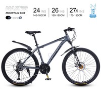 Vélo de montagne Flying pour hommes, 21 vitesses, freins à disque, acier au carbone, 24 pouces, 1 pouce, léger, étanche, pour sports de plein air