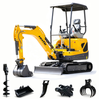 Envío Gratis, Mini Excavadora de 2 Toneladas, Mini Excavadora con Certificación CE y EPA, Motor Kubota, Excavadora al por Mayor de 1.8 y 2 Toneladas, Precio de Marca en Venta