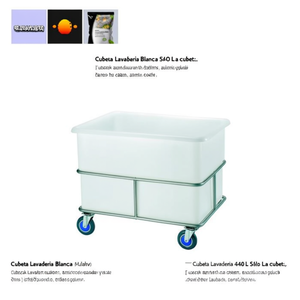Cubeta Lavanderia Bianca 440 L C440 Slo La Cubeta - Product Image 3