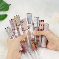 Vendeur de tubes de brillant à lèvres Vente en gros de tubes de brillant à lèvres vides en diamant clair mignon de luxe personnalisé 6ml