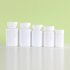 High Quality White PET medicine Bottles 250ml 300ml 400ml Multiple Colors <b>plastic</b> <b>jar</b> for Pharmaceutical Tablets Custom Logo - Product Image 1