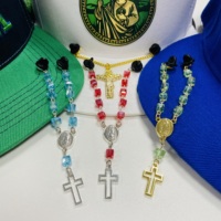 Fabricant chinois de pendentifs en métal San Judas de haute qualité, personnalisés, avec chaîne dorée pour chapeau