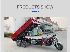 รถสามล้อเก้าล้อบรรทุก300cc รถสามล้อบรรทุกน้ำมันเบนซินรถสามล้อบรรทุกหนัก - Product Image 5