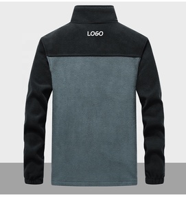 Logo personnalisé 100% polyester <span class=keywords><strong>chasse</strong></span> en plein air coupe-vent <span class=keywords><strong>veste</strong></span> zippée hommes hiver thermique <span class=keywords><strong>polaire</strong></span> Softshell vestes - Product Image 6
