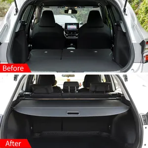 New Custom Waterproof Retractable Car Rear Boot Trunk Cargo Cover Lid Shade Cover Luggage Security Shield For Corolla Touring