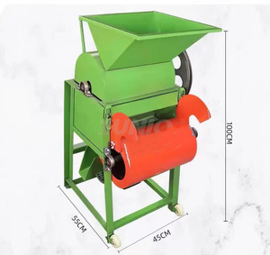 Hiệu quả cao lạc thầu dầu hạt giống dehuller trang trại sử dụng xách tay đậu phộng trấu máy loại bỏ - Product Image 3