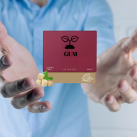 Base de gommes à mâcher OEM à base de plantes sans sucre pour une haleine fraîche avec vitamine B12 pour adultes - Aliment de santé naturel sans gluten