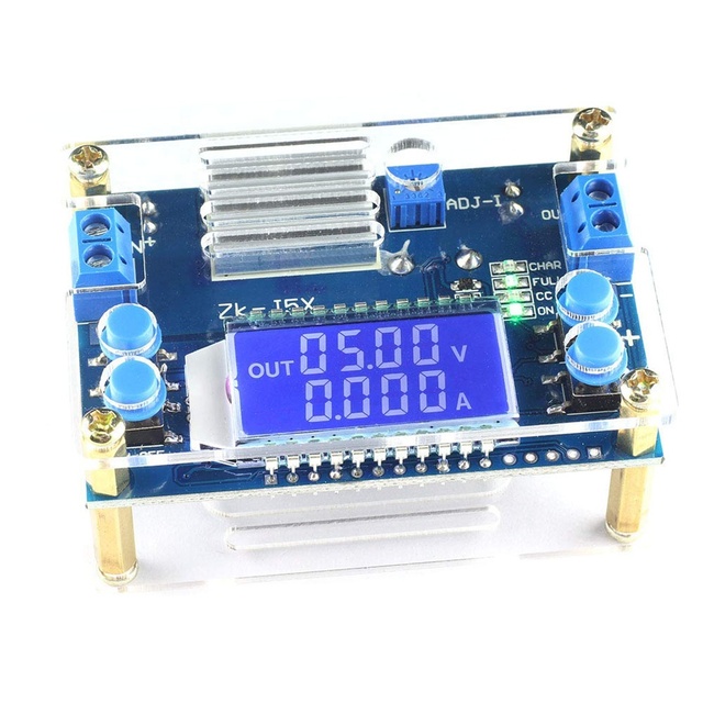 DC-DC Buck Converter 6.5V-36V 24V to 1.2V-32V 3.3V 5V 9V 12V Adjustable Step Down Voltage Regulator 4.5A 75W CC CV Power Module