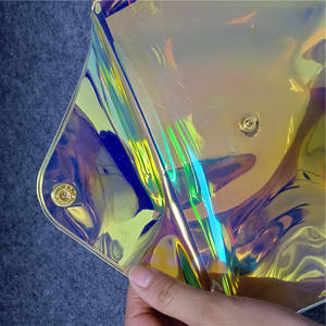 Sac à <span class=keywords><strong>boutons</strong></span> magiques en PVC, sac <span class=keywords><strong>de</strong></span> fichiers laser imperméable, sac d'enveloppe transparent, vente en gros - Product Image 3