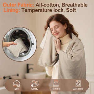 Manta Eléctrica USB Recargable para Invierno, con 3 Niveles de Ajuste, para Uso Doméstico, con Función de Calefacción y Refrigeración - Product Image 2