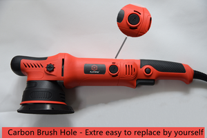 प्लैटिपस 5 इंच 1000W डुअल एक्शन पॉलिशर कक्षा 8 मिमी ऑटो पॉलिशिंग मशीन दा कार मोम की आयन बैटरी ईयू प्लग - Product Image 4