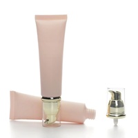 Envase Vacío Personalizado de 30 mm, 50 ml, 70 ml, Tubo de Plástico Suave para Base de Maquillaje, Crema BB, Crema CC, Bomba Sin Aire, Envase Cosmético para Lociones