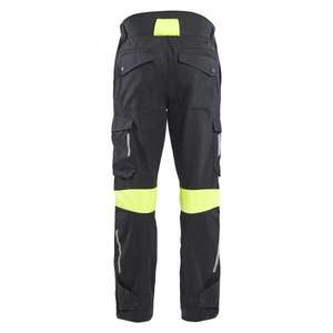 BLAKLADER - 141715129933C56 Pantalon inhérent Noir/Jaune haute visibilité-PANTALON DE TRAVAIL EAN 7330509903001 PANTALON DE TRAVAIL EN DENIM - Product Image 2