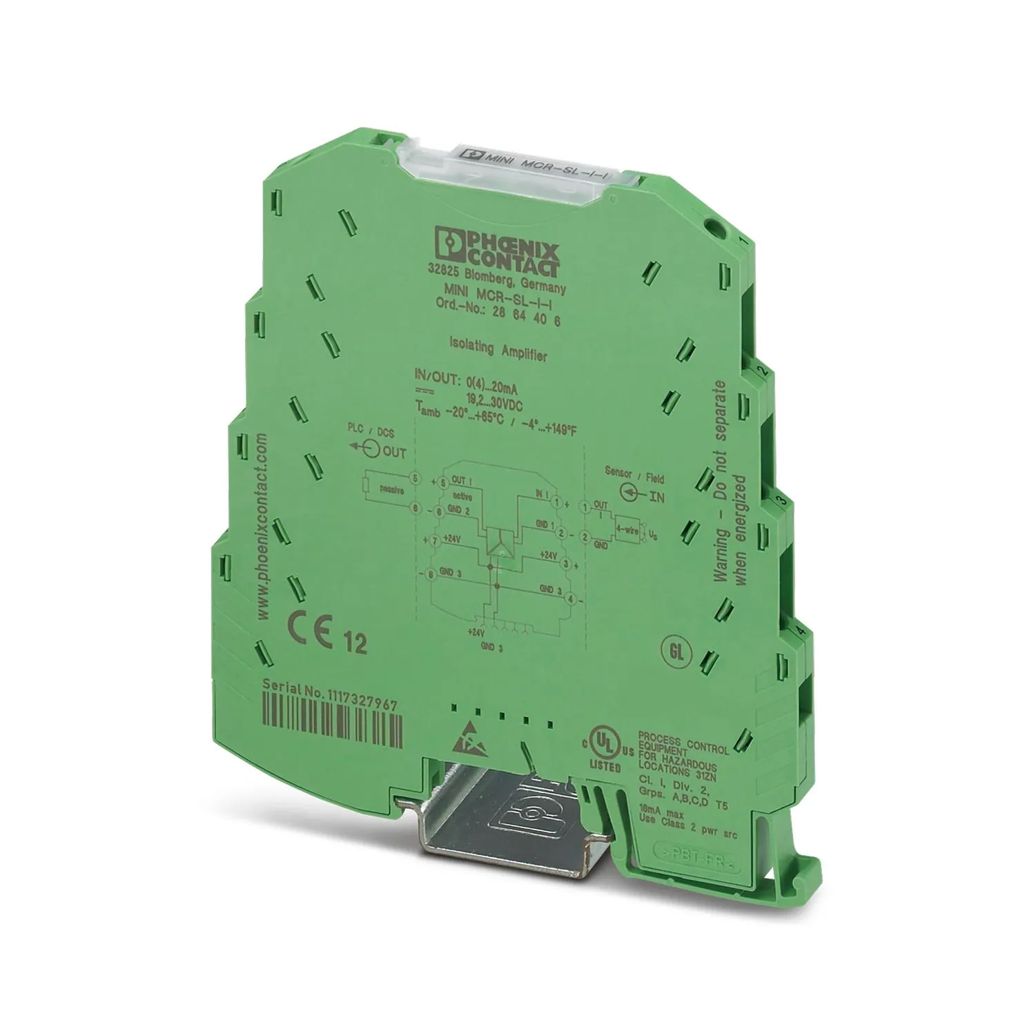 Мини-MCR-SL-I-I-сигнальный кондиционер Phoenix 2864406 для стандартных применений
