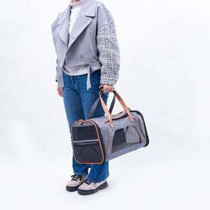 Airline Approved Breathable Foldable Soft Sided Mesh Outdoor Pet Cat Bag Comfortable Handbag - Product Image 6