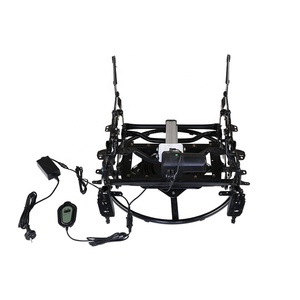 56CM Manual <strong>Rotating</strong> Chair Matel Swivel and Rocker Base Backrest Recliner <strong>Mechanism</strong> for With Lock - Product Image 3