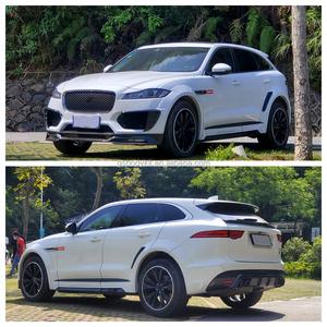 2015-2020 para <span class=keywords><strong>Jaguar</strong></span> Kit de carrocería de fibra de carbono estilo LUMA guardabarros anchos difusor delantero faldones laterales alerón trasero parachoques de coche todo - Product Image 2
