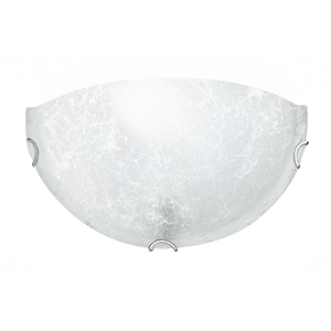 Lampada da Parete Bianca 30x15cm con Fessura Nera - 1xE27 Max 60W - Product Image 1