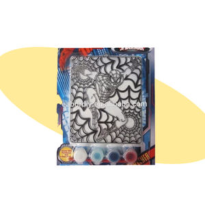 ชุดสีสไปเดอร์แมนของเด็ก,สติกเกอร์ลายแมงมุมของเล่นแบบ DIY - Product Image 2