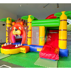 Structure gonflable aquatique robotisée <span class=keywords><strong>Bot</strong></span> Bounce House avec double piste à vendre - Product Image 2