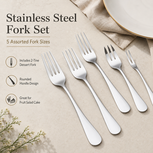 Vente en gros de couverts élégants en acier inoxydable de la série 1010, couverts de luxe en argent royal, fourchette, cuillère, couteau, cadeau de mariage, ensemble de couverts gastronomiques - Product Image 2