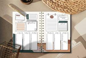 Uptodate购买精装正念激励自我保健表现日记激励笔记本每周计划 - Product Image 5