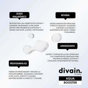 Divain Care Aqua Booster Siero Viso Concentrato Idratante con 10% Acido Ialuronico - Product Image 3