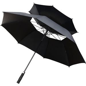 30 Inch Auto Open 68-Inch Oversize Promotional Custom Windproof Branded Double Layer Golf Umbrella With Logo - Product Image 1