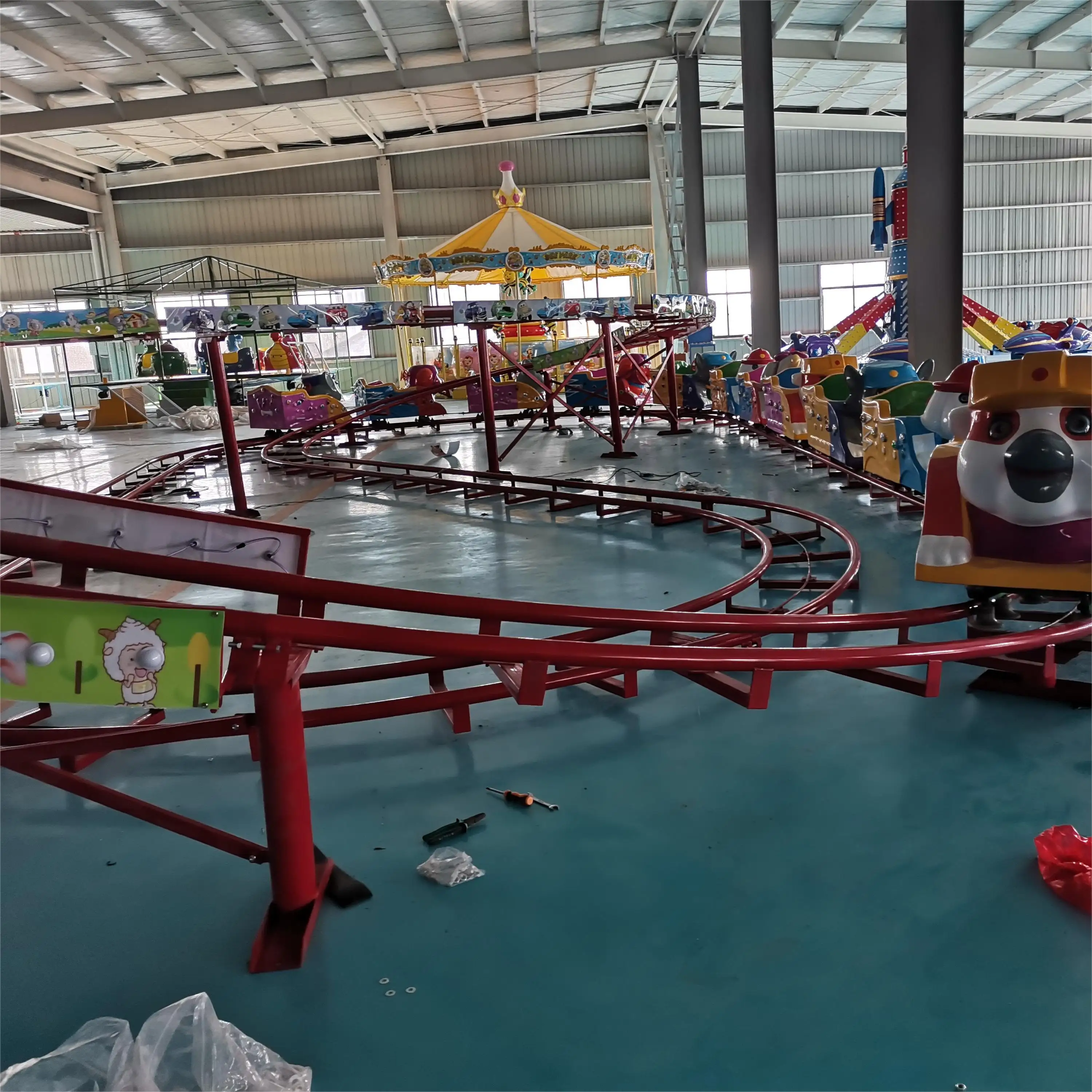 china fabrik günstiger kinder-achterbahner fahren für freizeitpark fahrt