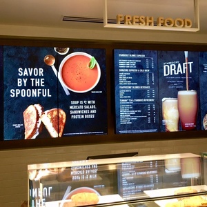 Multiple Styles Restaurants Menu Tempered Glass Light Box Advertising Poster <b>Frame</b> Illumination Billboard LED Light Box - Product Image 2
