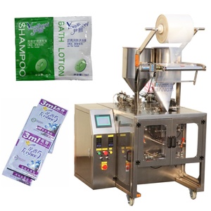 Machine automatique de remplissage et de scellage de crème cosmétique liquide de lotion de machine à emballer de shampooing de sachet jumeau - Product Image 1