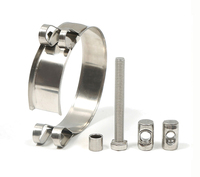 Collier de serrage robuste de style européen à couple élevé 60-63, réglable, pour tuyaux et flexibles
