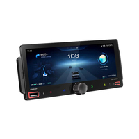 Lecteur MP5 pour voiture avec écran tactile de 6,86 pouces, CarPlay, Mirror Link, Android Auto, commande au volant, Bluetooth, radio FM, multimédia