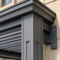 Pergola en aluminium, solution professionnelle résistante aux intempéries, pergola, gazebo, pavillon pour grands espaces de vie en plein air