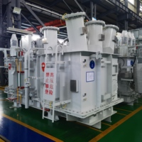Transformateur de puissance haute tension triphasé immergé dans l'huile, tout cuivre, à deux enroulements, S11 110 kV 16000/20000 kVA
