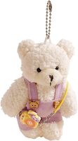 Yuhongtoys Mini mignon ours coton porte-clés en peluche charme unisexe pour robe sac à dos sac à main décorations