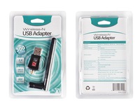 Carte réseau sans fil 300M, récepteur et émetteur WiFi, puce RTL8192eu, adaptateur WiFi USB 300 Mbps pour PC portable