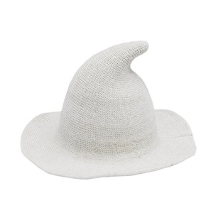 Sombrero de Bruja Moderno Blanco y Rosa para Mujer, Hecho a Mano, para Fiestas de Halloween y Festivales - Product Image 2